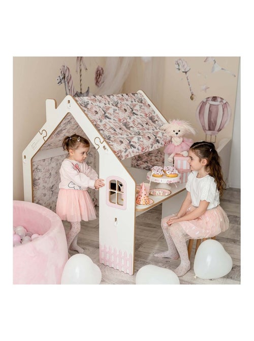 Maisonnette pour enfant en bois - Kiabi