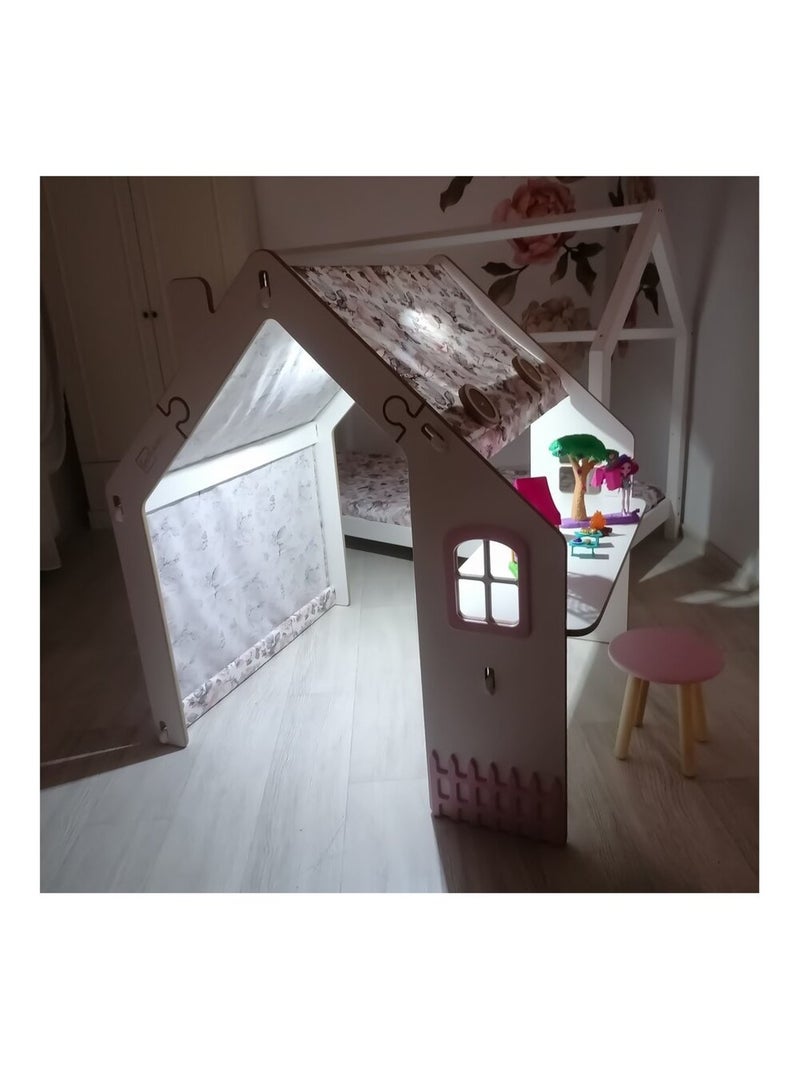 Maisonnette pour enfant en bois Blanc - Kiabi
