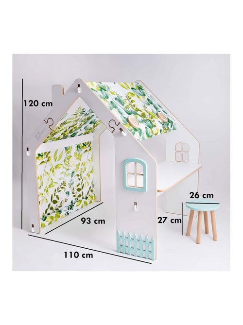 Maisonnette pour enfant en bois - Kiabi