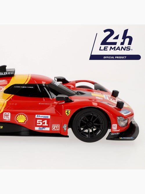 Maisto ferrari 499p lmh voiture télécommandée (2023 24h le mans champion) avec lumière 1:16 - Kiabi