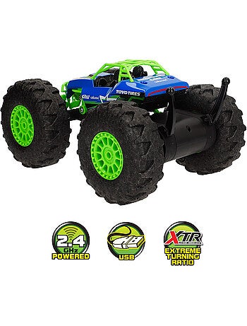 Maisto voiture télécommandée avec roues en mousse et virages à 360° rock hopper usb