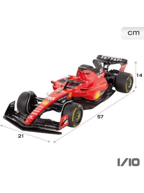 Maisto voiture télécommandée f1 2023 ferrari sf-23 charles leclerc 1:10 - Kiabi