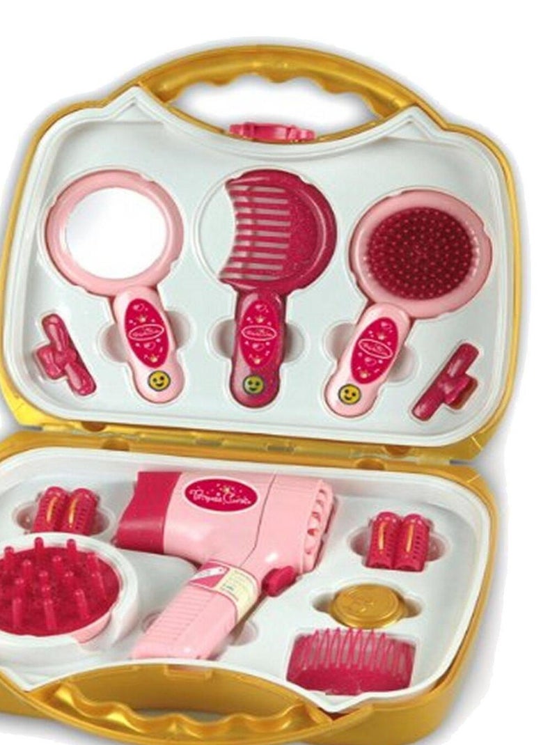 Malette coiffure grand modèle Princess Coralie avec sèche-cheveux - Jeu d'imitation N/A - Kiabi