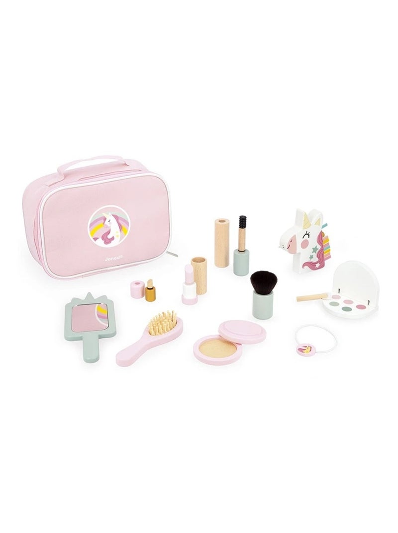 Mallette beauté Licorne Rose - Kiabi