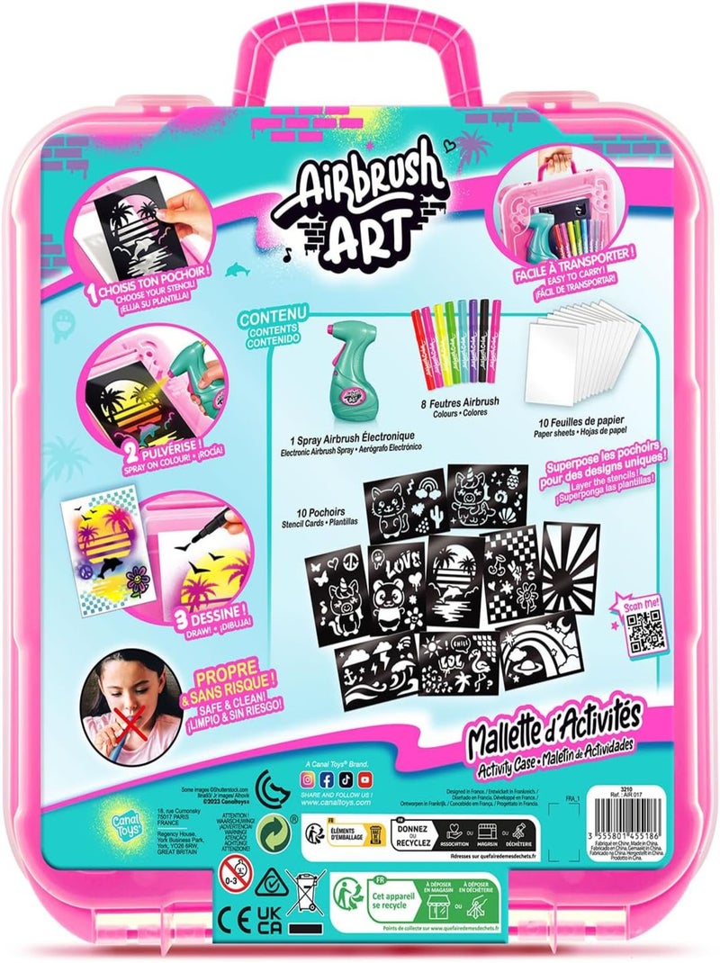 Mallette D'activités Airbrush Art - Canal Toys Multicolore - Kiabi