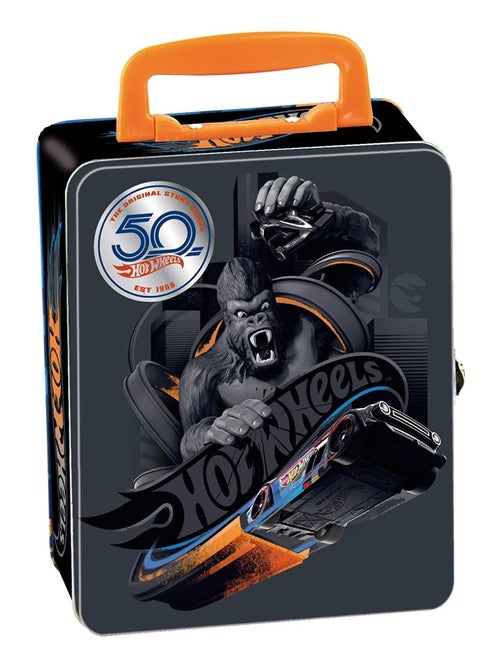 Mallette de collection hot wheels en métal pour 50 voitures - Kiabi