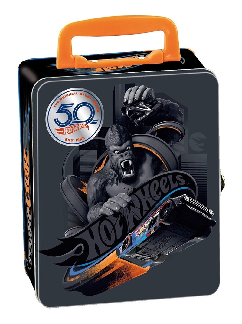 Mallette de collection hot wheels en métal pour 50 voitures Multicolore - Kiabi