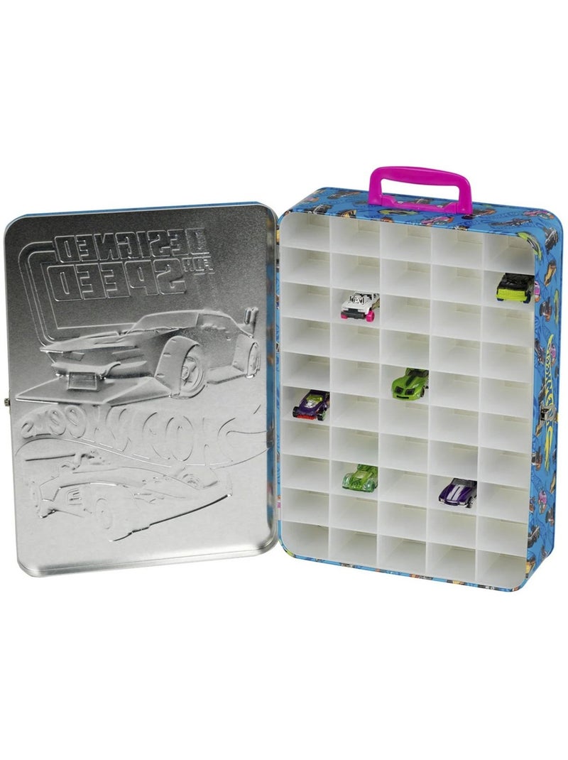 Mallette de collection hot wheels en métal pour 50 voitures Multicolore - Kiabi