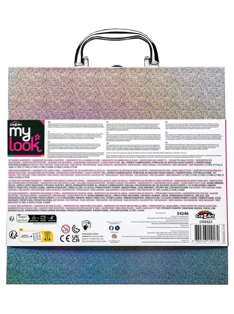 Mallette de Maquillage Pailleté Multicolore - Kiabi