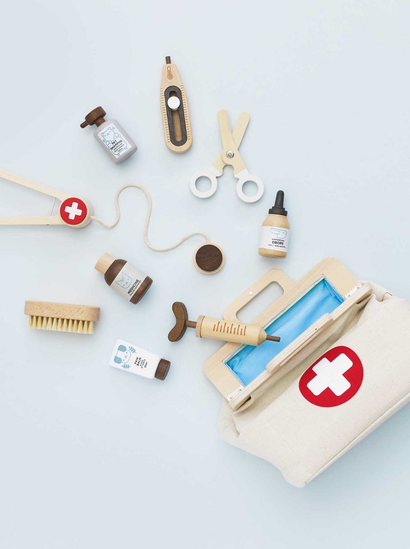 Mallette de vétérinaire et ses accessoires Beige - Kiabi