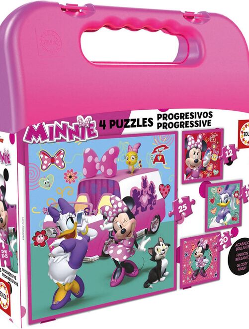 Puzzle Educa Disney Animals Progressive 12+16+20+25 Pzs 