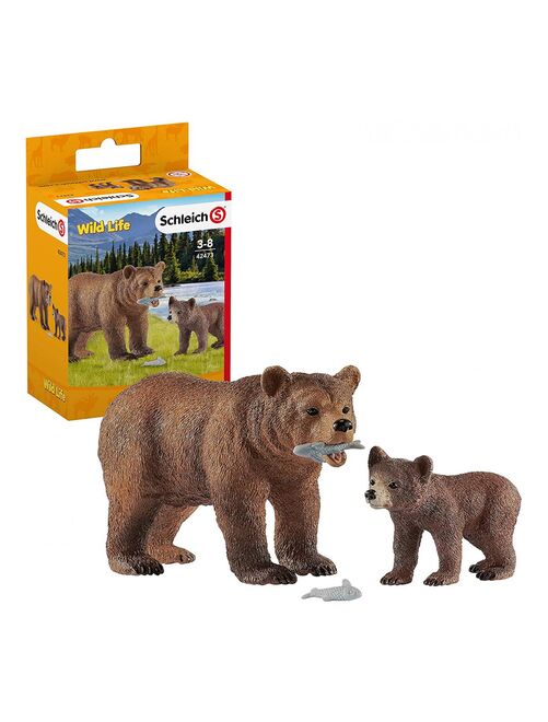 Maman grizzly avec ourson - Kiabi