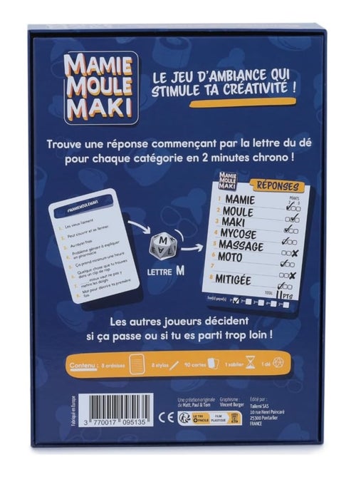 Mamie moule maki - Kiabi