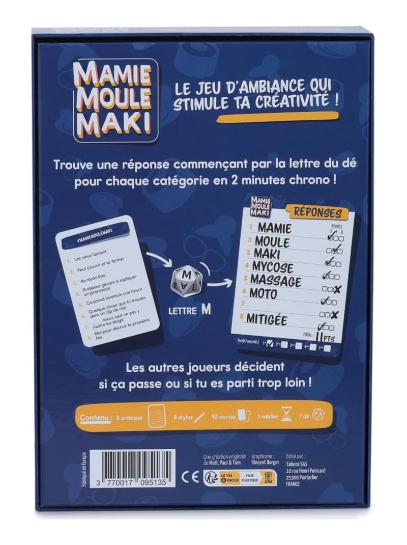 Mamie moule maki Bleu - Kiabi