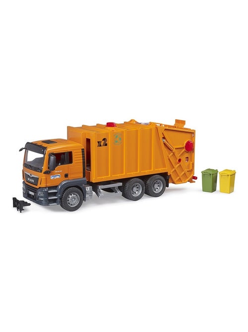 MAN TGS benne à ordures orange - Kiabi