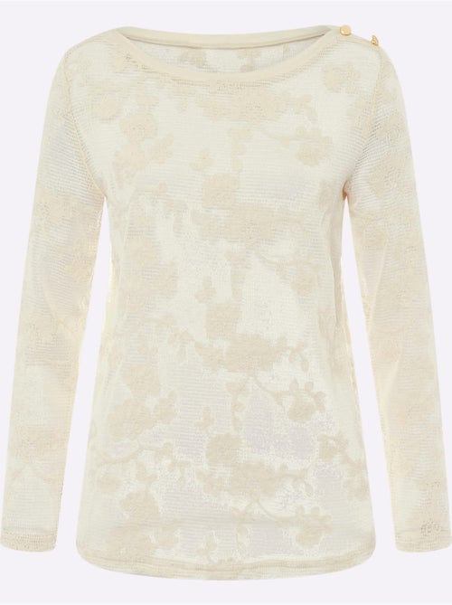 Manches Longues Tout En Dentelle - Taille Standard - helline - Kiabi