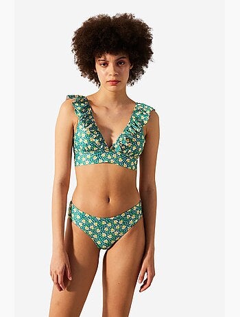 Mandy haut de bikini à volants penti