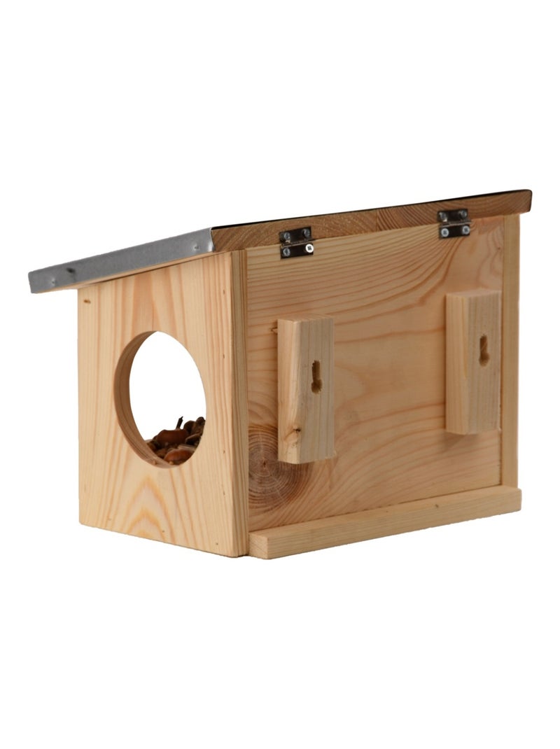 Mangeoire écureuils double entrée Beige - Kiabi