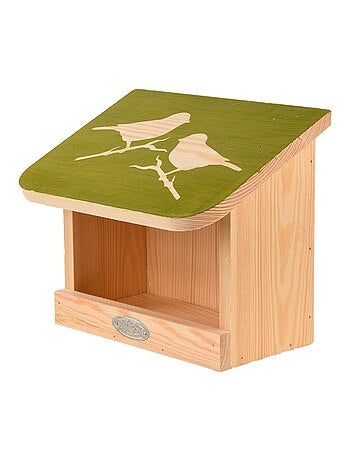 Mangeoire murale pour oiseaux avec silhouette