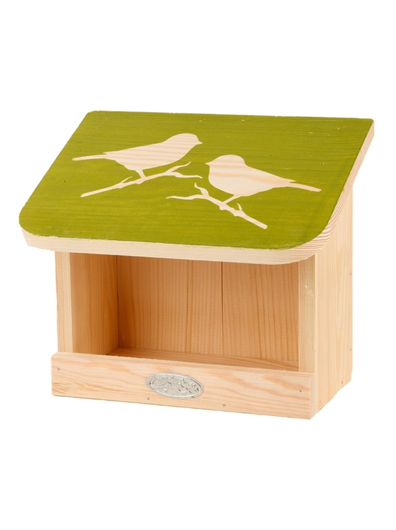 Mangeoire murale pour oiseaux avec silhouette Beige - Kiabi