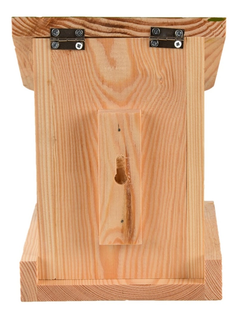 Mangeoire silo pour oiseaux avec silhouette Beige - Kiabi