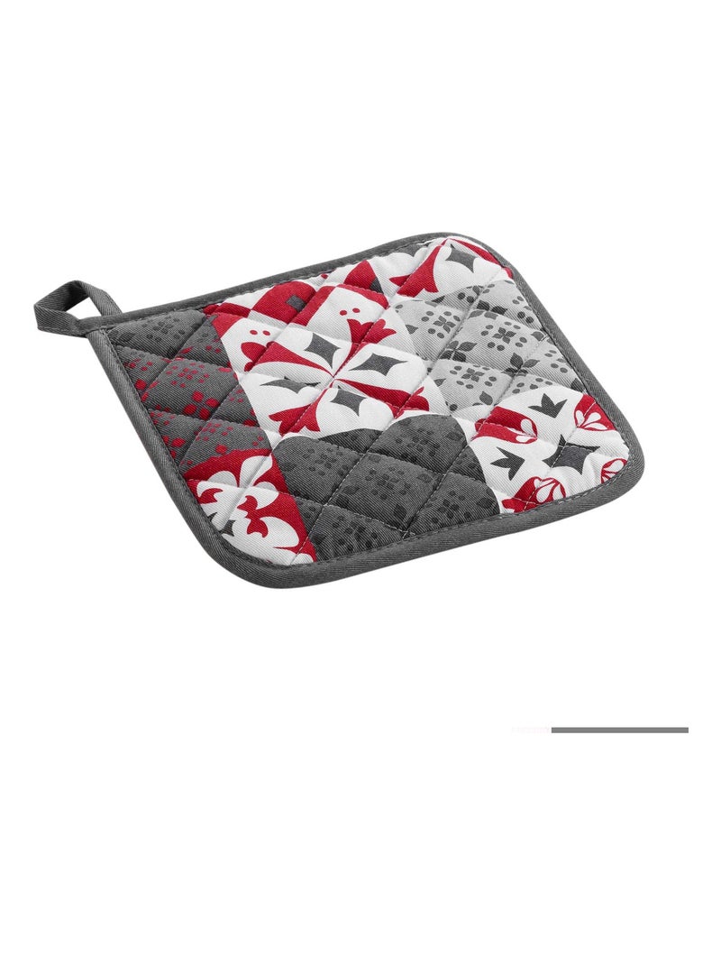 Manique de cuisine avec protection silicone Credence Rouge - Kiabi