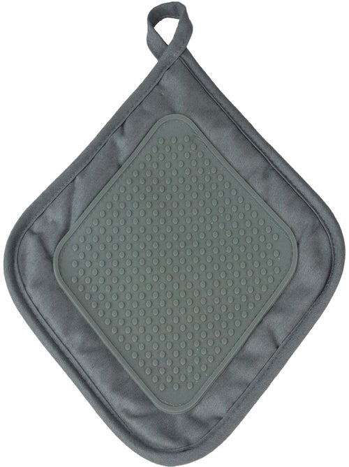 Manique de cuisine avec protection silicone Cuistot Gris - Kiabi