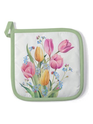 Manique de cuisine Bouquet de tulipes