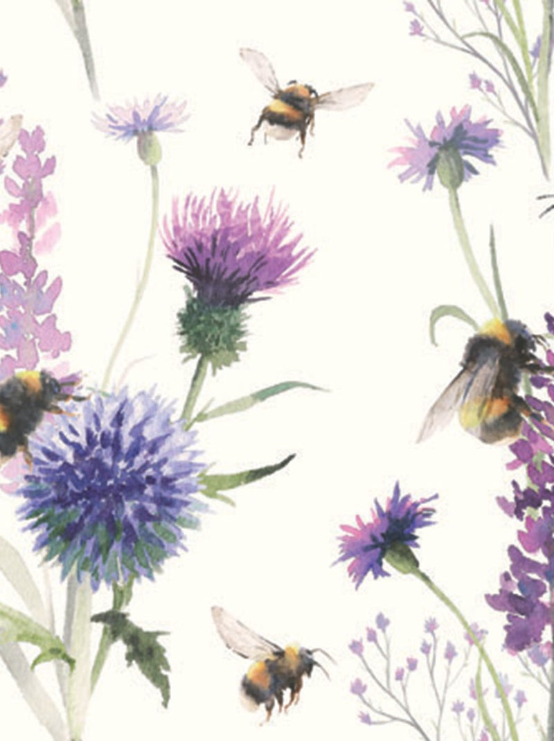 Manique de cuisine bourdons et chardons Blanc - Kiabi