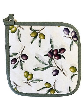 Manique de cuisine délicieuses olives