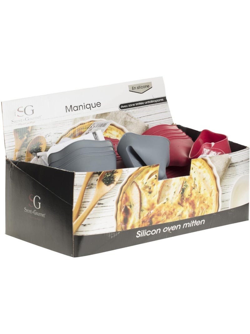 Manique de cuisine en coton isolante pour plats chauds ESSENTIELS Gris - Kiabi