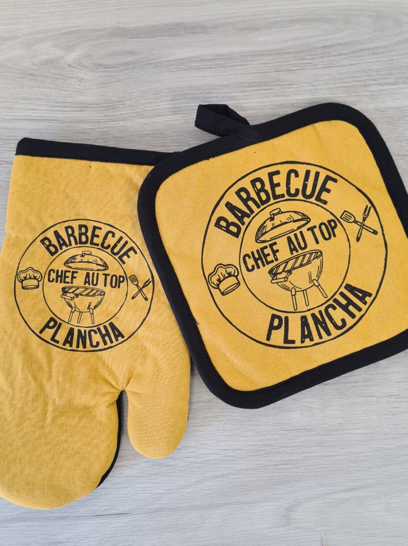 Manique de cuisine Moutarde - Kiabi