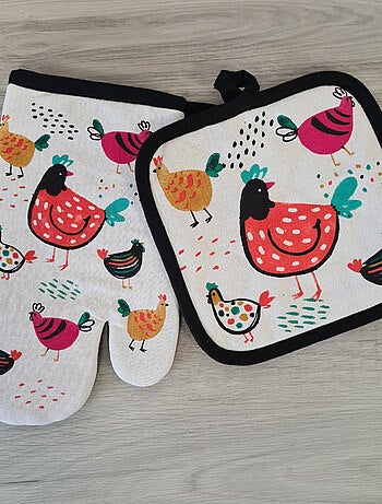 Manique de cuisine Poulettes