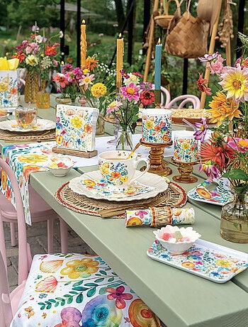 Manique de cuisine printemps vibrant