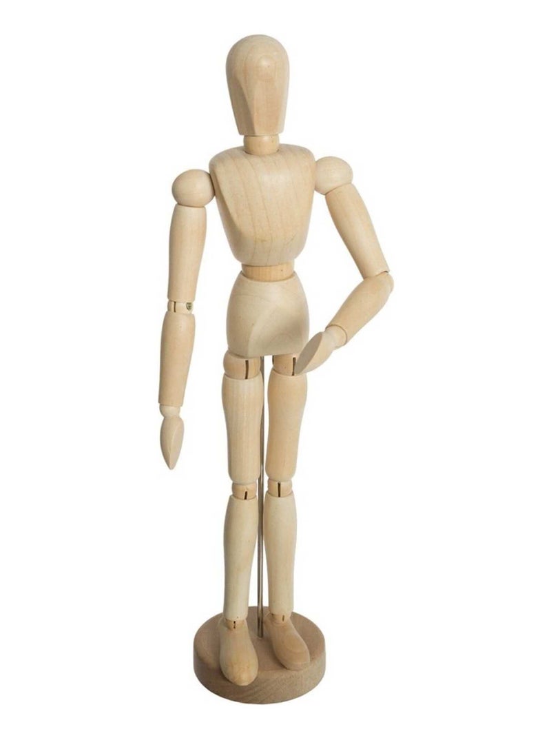 Mannequin déco en bois Beige - Kiabi