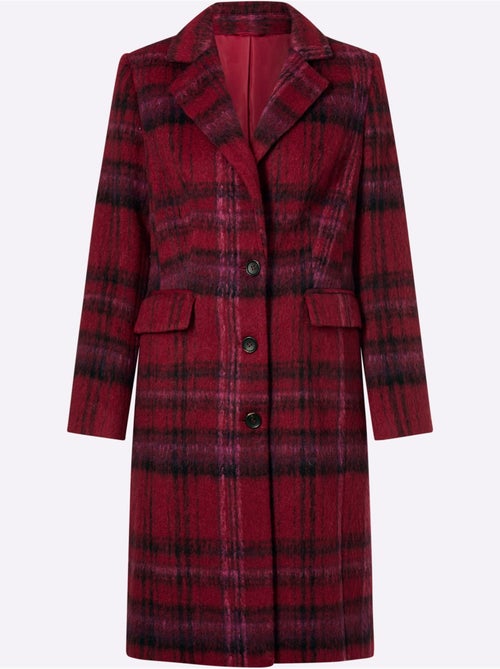 Manteau 25% laine - taille standard - helline - Kiabi