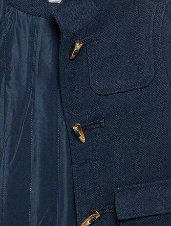 Manteau à capuche et brandebourgs