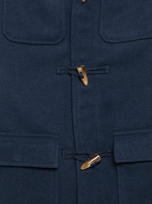 Manteau à capuche et brandebourgs - Kiabi