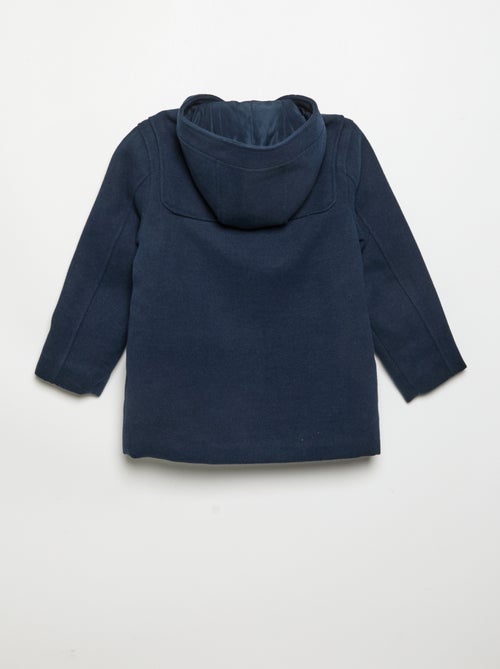 Manteau à capuche et brandebourgs - Kiabi