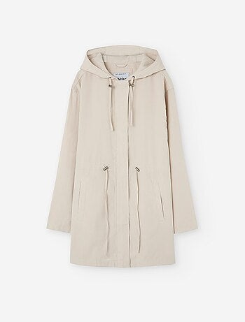 Manteau à Capuche Longueur Moyenne