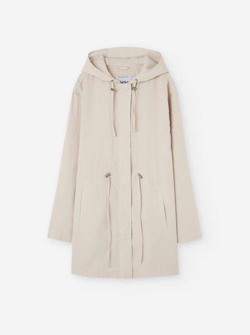 Manteau à Capuche Longueur Moyenne - Kiabi