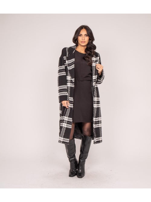 Manteau a carreaux  URENO - Kiabi