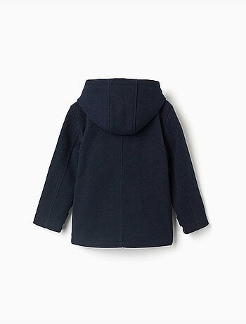 Manteau à effet laine avec poches b&s