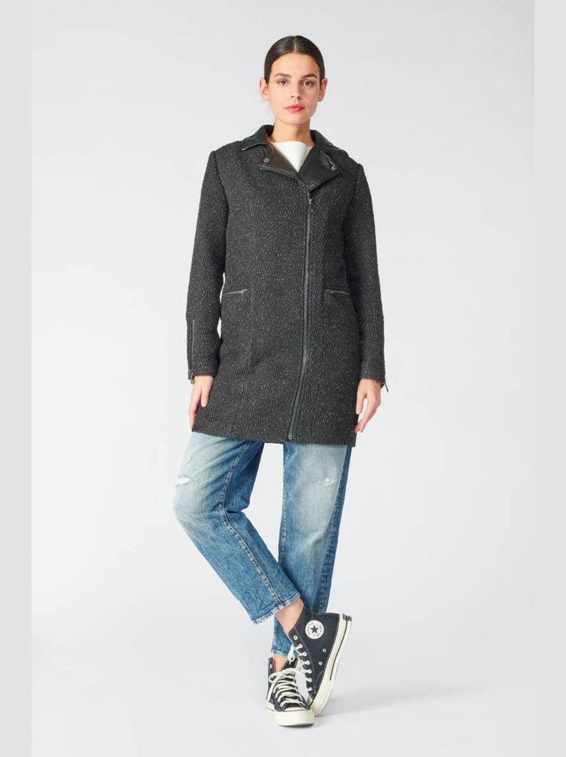 Manteau AITANA 'Le Temps Des Cerises' Noir - Kiabi