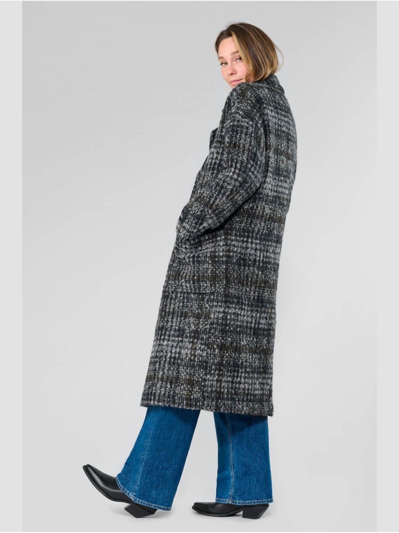 Manteau aklys 'le temps des cerises' Noir - Kiabi