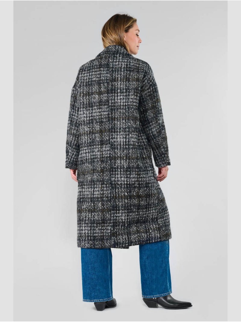 Manteau aklys 'le temps des cerises' Noir - Kiabi