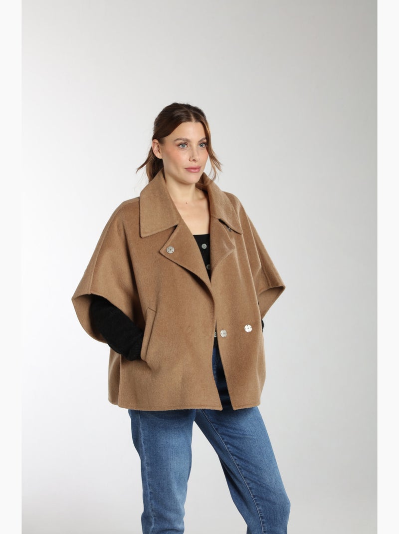 Manteau Amara  | Gerard Pasquier Avec Col Montant | Gerard Pasquier Camel - Kiabi