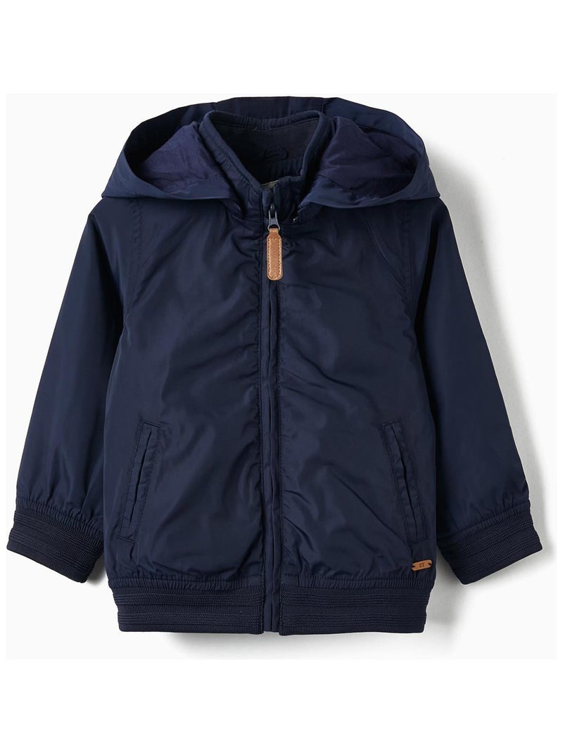 Manteau avec Capuche Amovible pour Bébé Garçon  ATLANTIC COMPANY Bleu - Kiabi