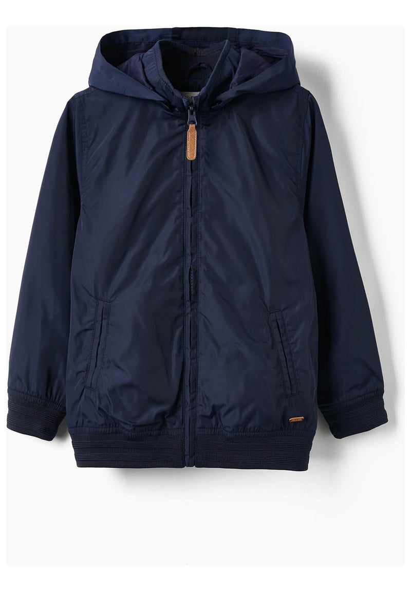 Manteau avec Capuche Amovible pour Garçon  ATLANTIC COMPANY Bleu - Kiabi