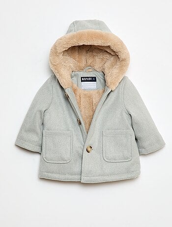 Manteau avec capuche douce